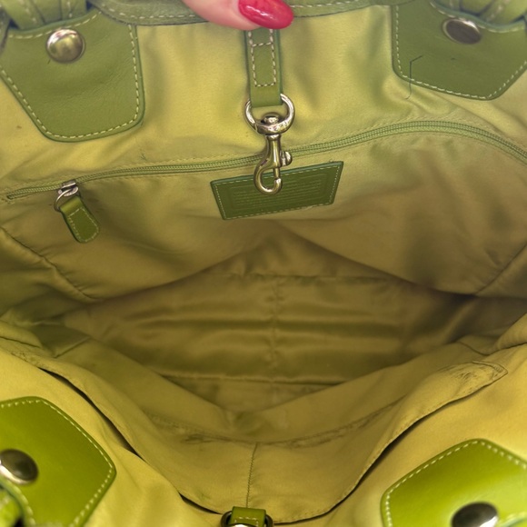 Coach Bleecker Tote F14726 Y2K Daisy Multicolor Patchwork Jacquard Leather - Picture 10 of 13